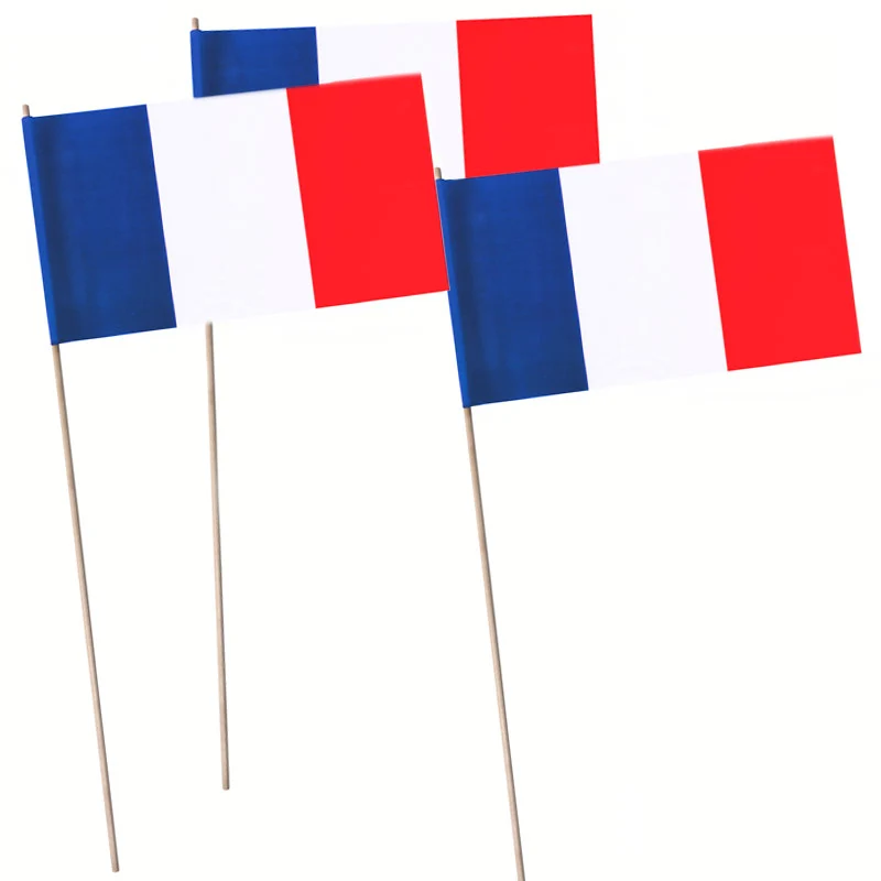 Franske flag - 10 stk