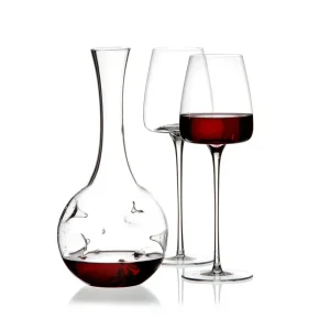 Zieher Gaveæske - Vinkaraffel Eddy Mini & 2 Vinglas Vision Straight