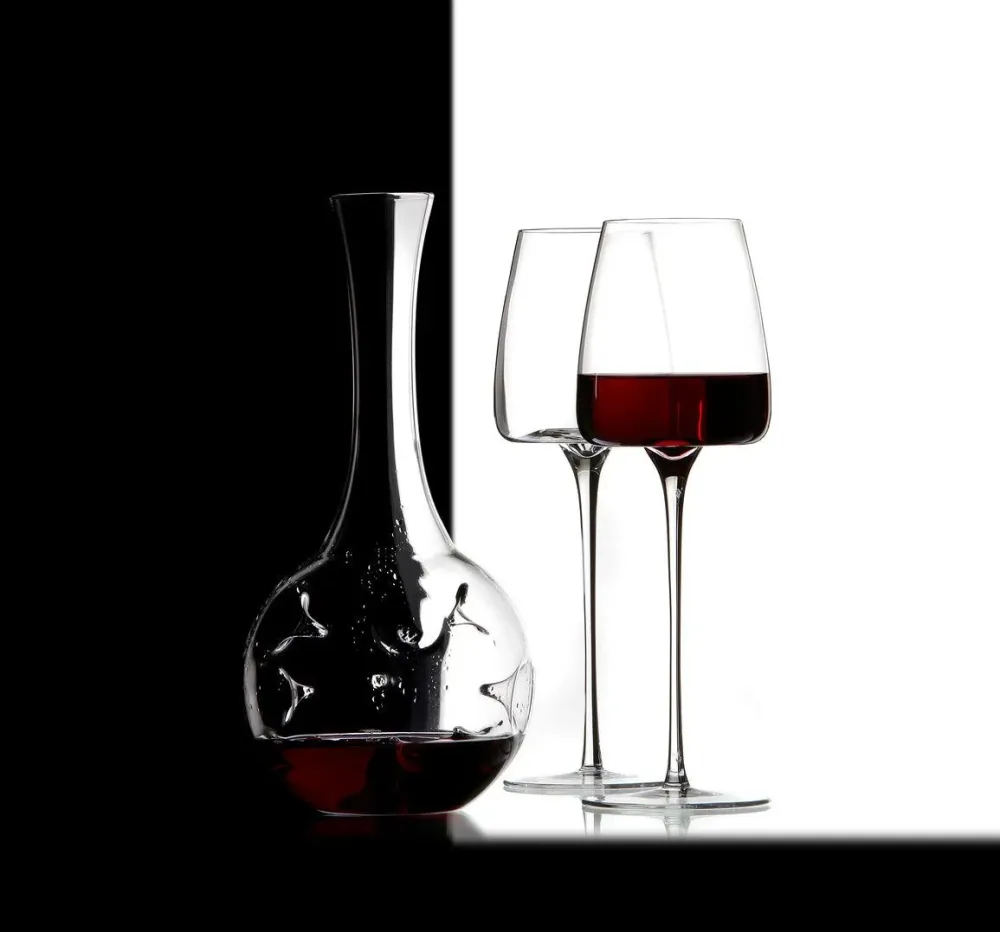 Zieher Gaveæske - Vinkaraffel Eddy Mini & 2 Vinglas Vision Straight