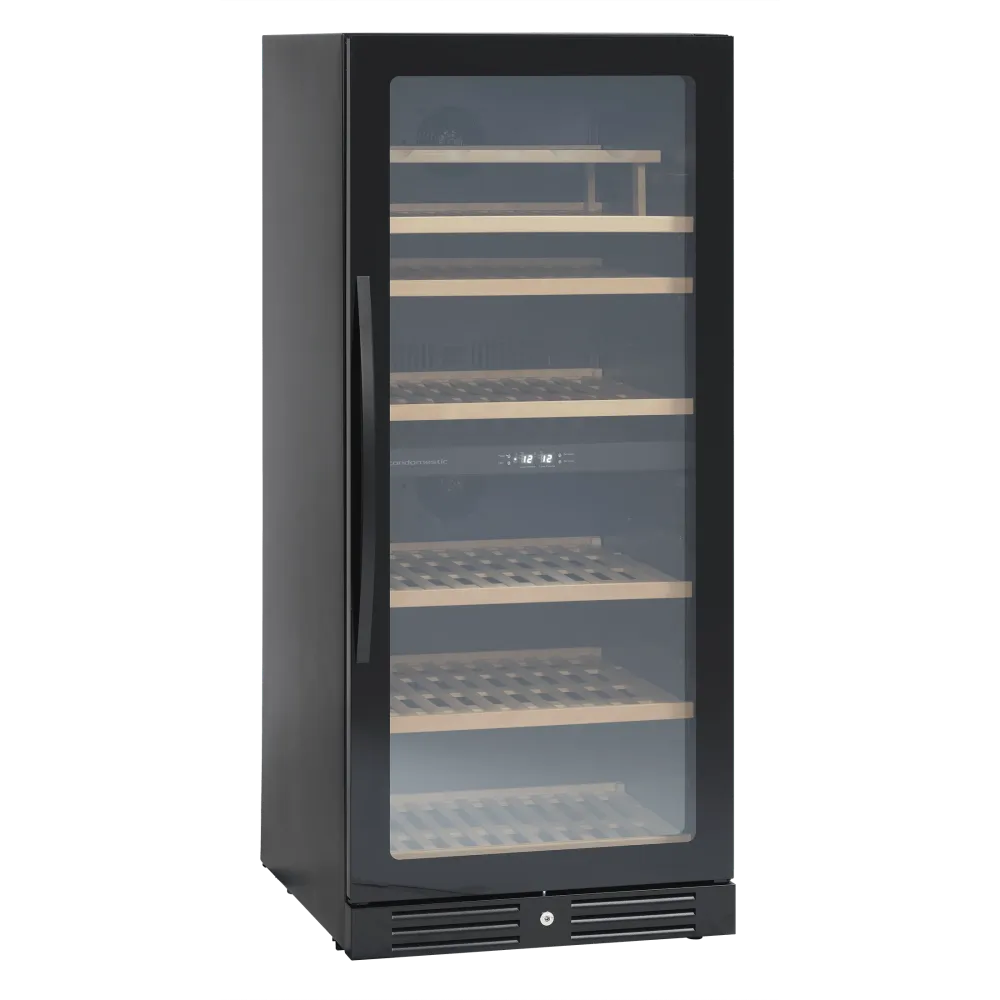 Scandomestic Vinkøleskab SV104B - 2 zoner - 90 flasker