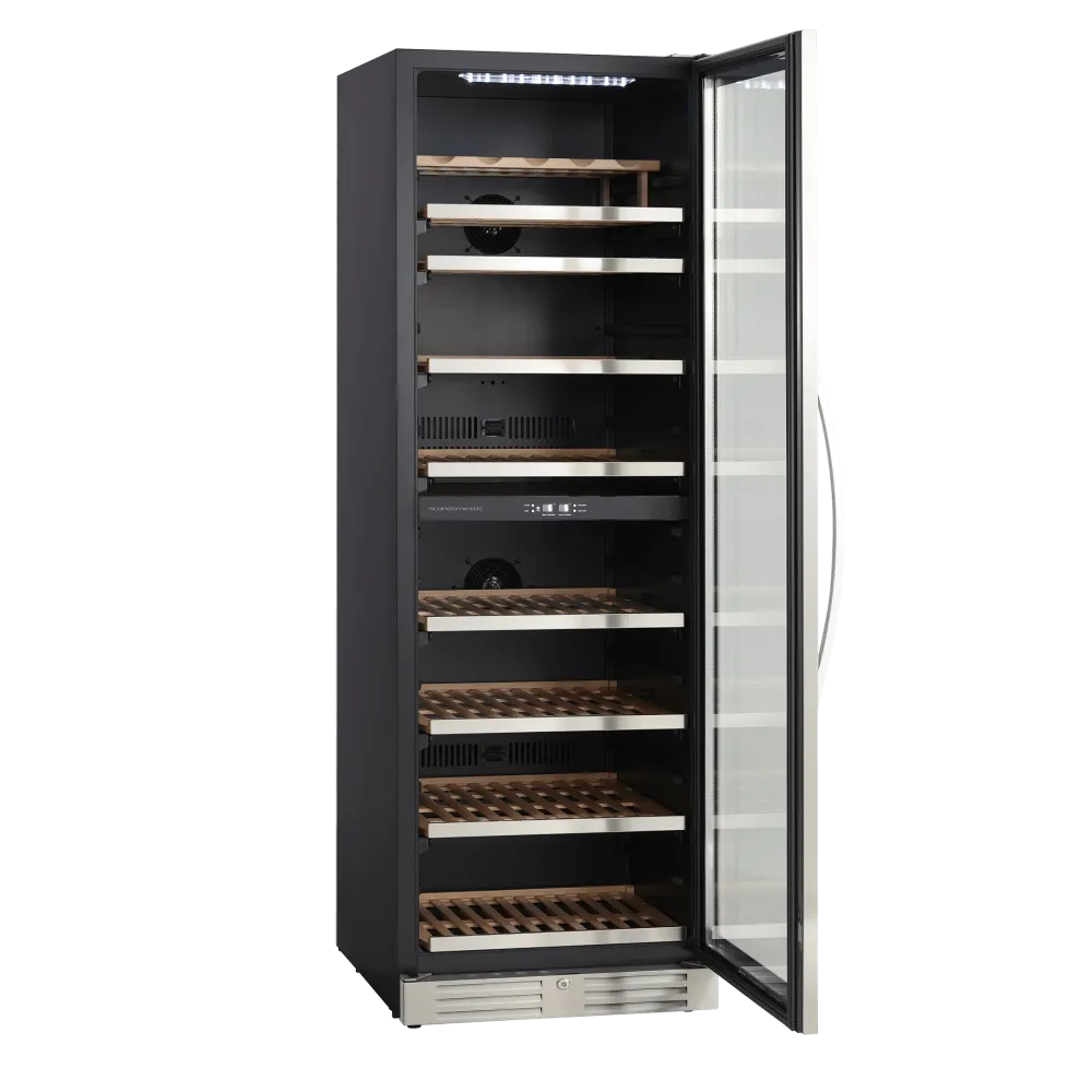 Scandomestic Vinkøleskab SV124X - 2 zoner - 126 flasker