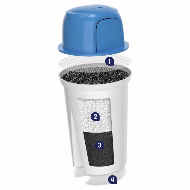 AquaFloow vandfilter med magnesium til filterkander, erstatning til Brita Dafi Retro, 5 stk
