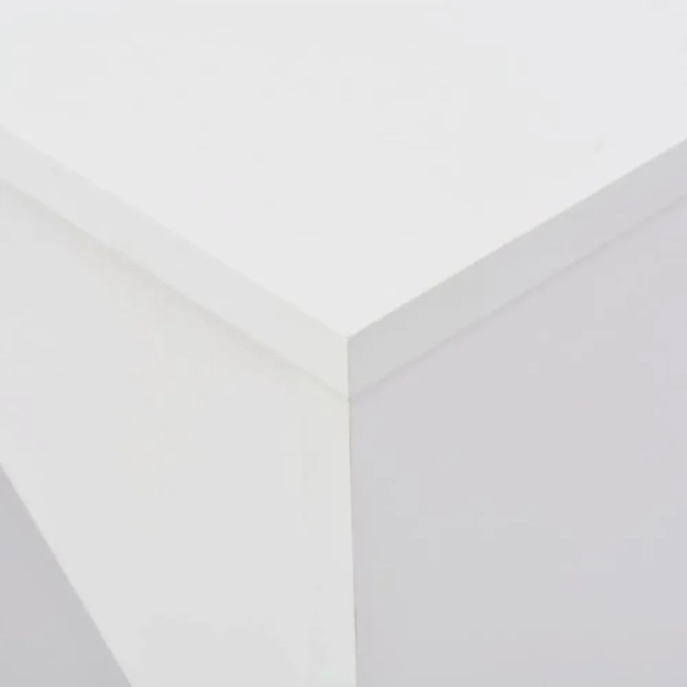 barbord med flytbar hylde 138x39x110 cm alabast