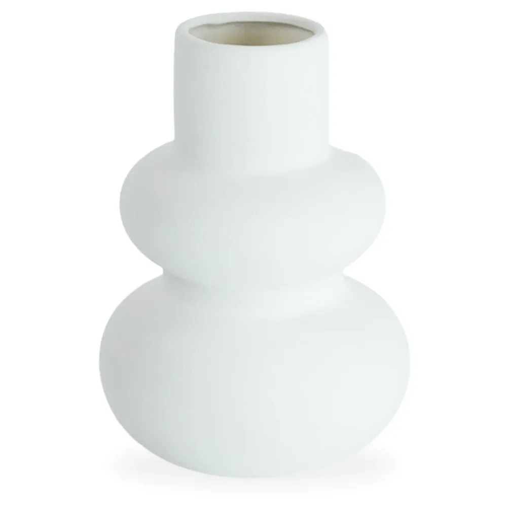 Bliss keramik vase ivory 19,5 cm
