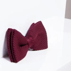 Bow Tie Marc Darcy Wine Double Layer
