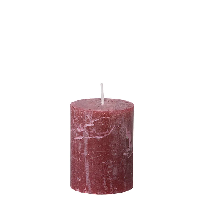 Bungalow Bloklys Stearinlys - Rustic Wine Compatible Standard Bottles