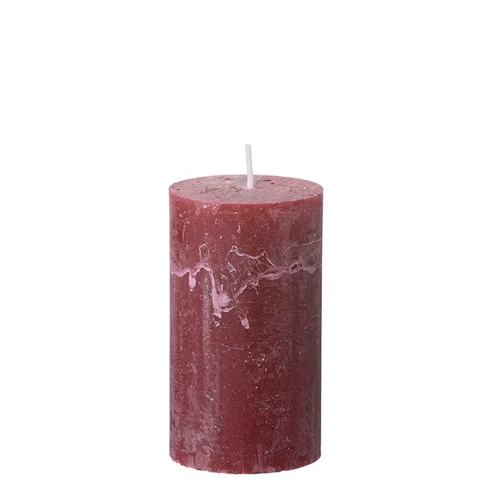 Bungalow Bloklys Stearinlys - Rustic Wine Compatible Standard Bottles
