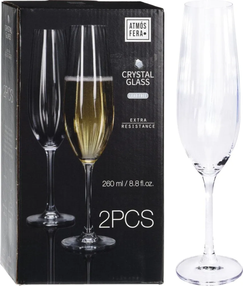 Crystal Atmos Fera - Champagneglas - 2 Stk.
