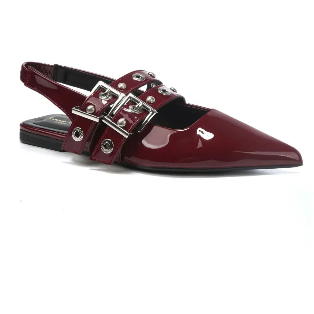 Elara dame slingback ballerinaer R32 - Wine 36