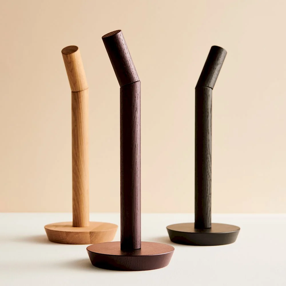 HAY Porter køkkenrulleholder - Oiled Egtræ