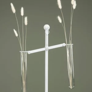 Justerbar Dekorativ Vase Vejeskål Reagensglas - antik ivory
