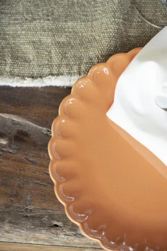 Køkkenservice Mynte Pumpkin Spice Tallerken Red & White Wine