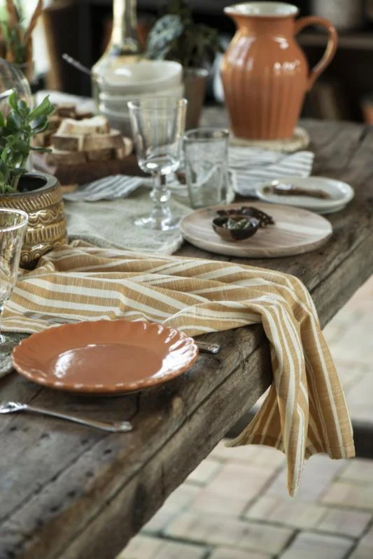 Køkkenservice Mynte Pumpkin Spice Tallerken Red & White Wine