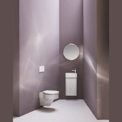 LAUFEN VAL Håndvask med hanehul til højre - 340x220x115mm - pearl porcelæn