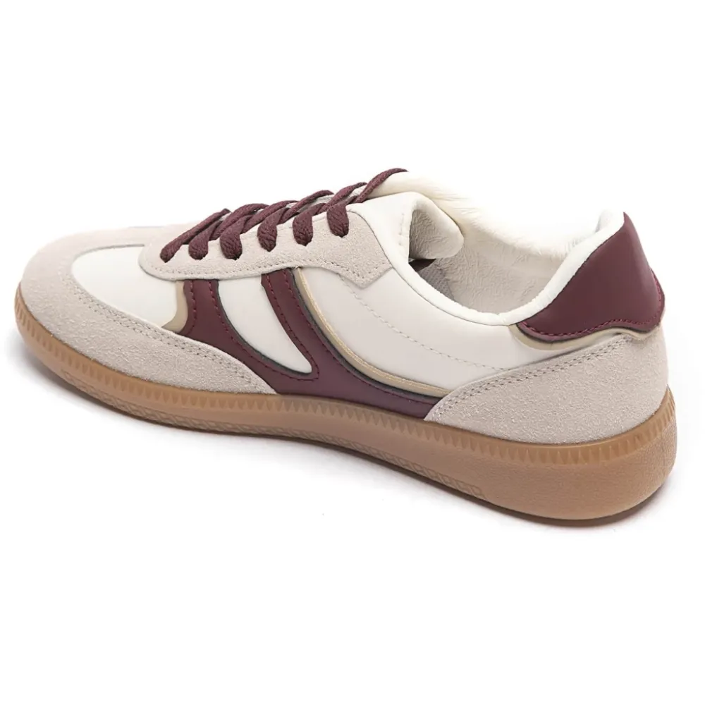 Laura dame sneakers 7589 - Wine 36