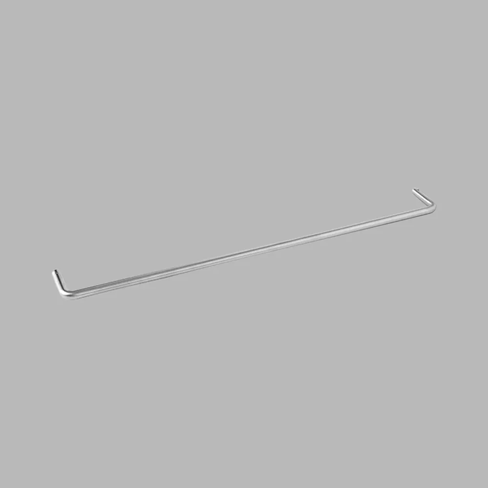 d line Knud Holscher håndklædestang - 14x450mm - børstet rustfri hardened