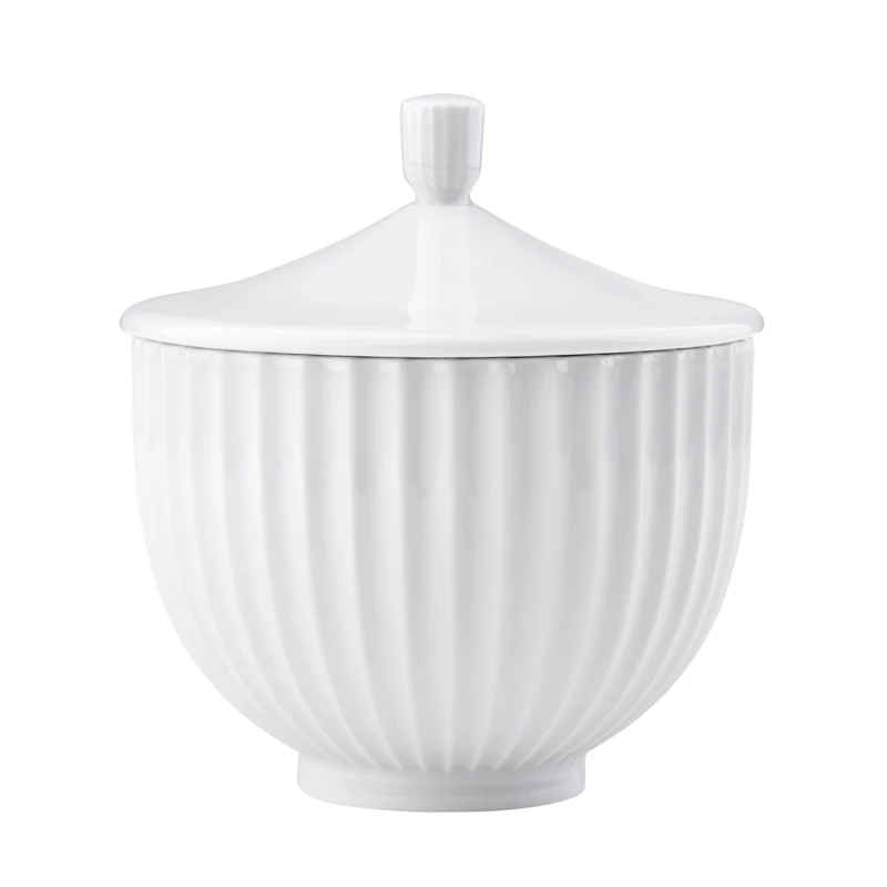 Lyngby Porcelæn bonbonniere snow 14 cm