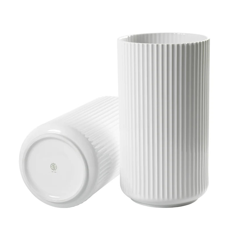 Lyngby Porcelæn vase 31 cm kridt