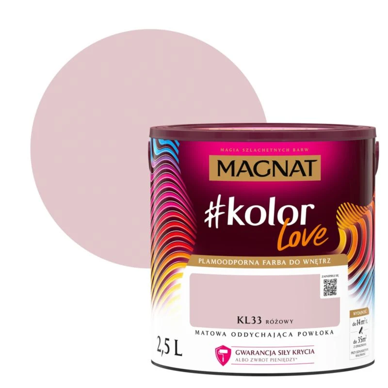 Magnat #kolorLove KL33 farve i blush 2,5 l