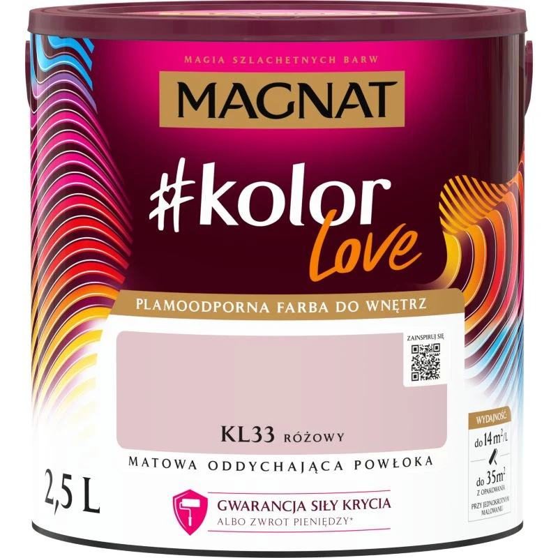 Magnat #kolorLove KL33 farve i blush 2,5 l