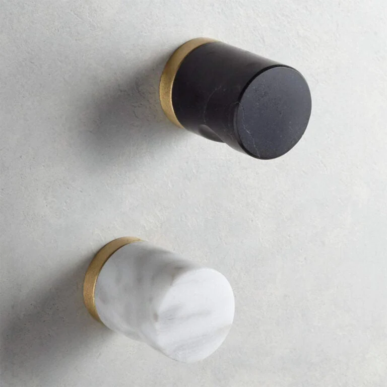 MOUD Home MARBLE knage Ø2,5 cm - ivory marmor