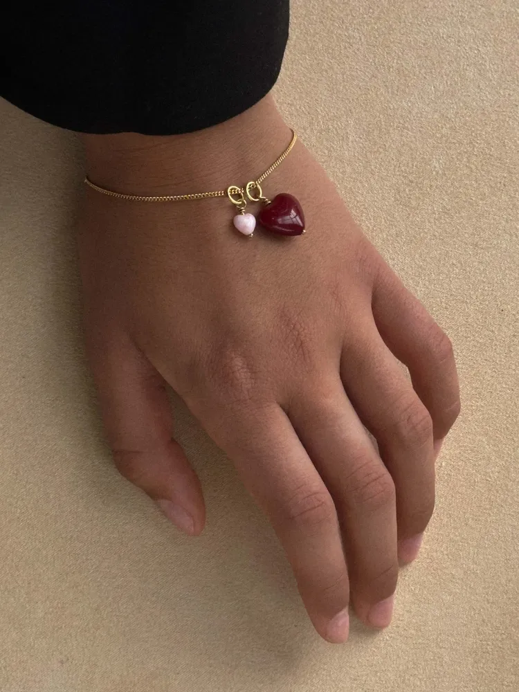 Pico Charm Amore Heart Vedhæng Grande - Wine Sommelier Design
