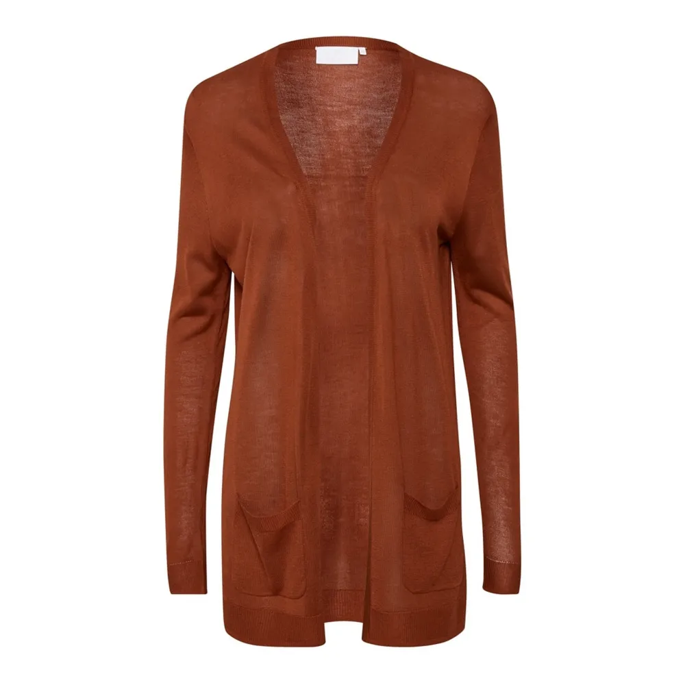 Sandra lengthy Cardigan · Wine Red Xs