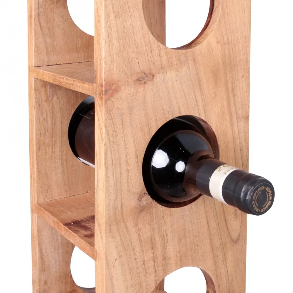 Skillfully made vinstativ til 5 flasker, 70 cm