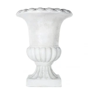 Skjuler Urtepotte Blomsterkrukke Pokal Antik kridt - 45cm