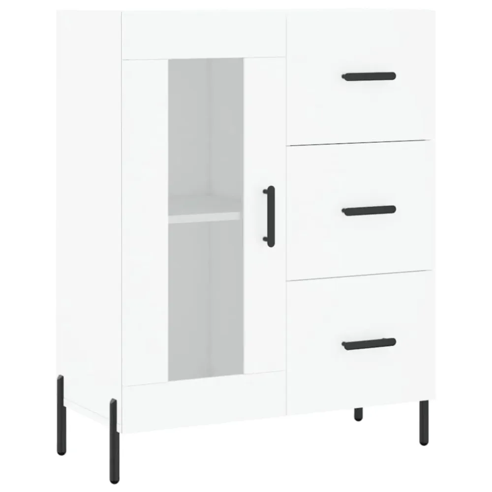 skænk 69,5x34x90 cm designed træ hvid