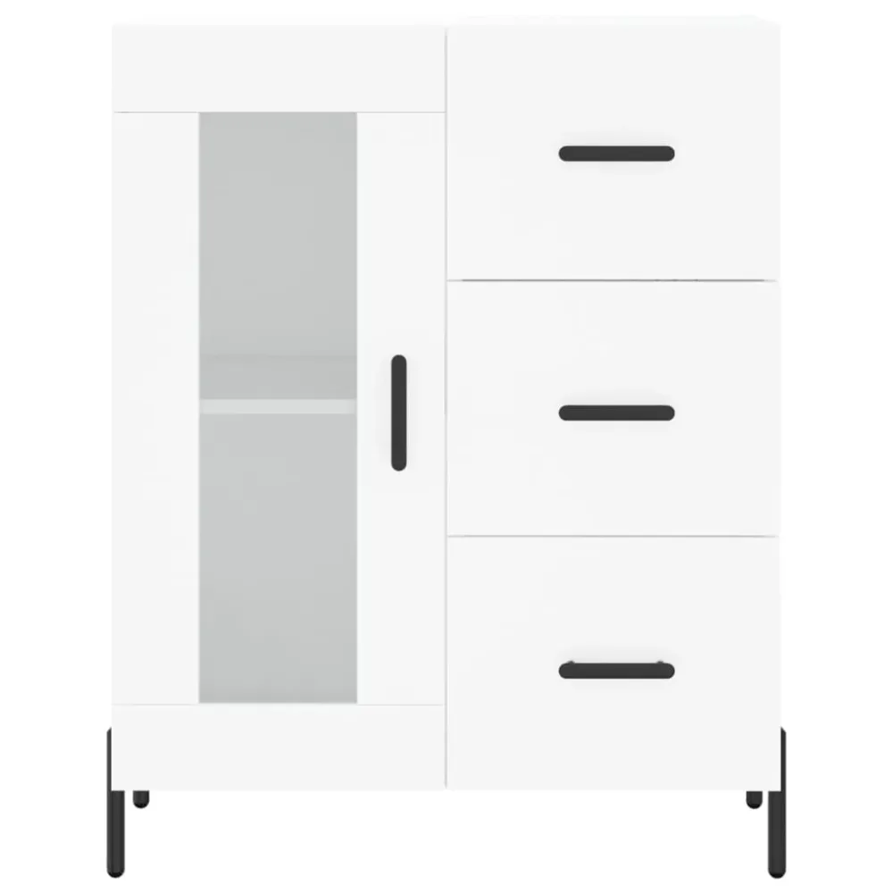 skænk 69,5x34x90 cm designed træ hvid
