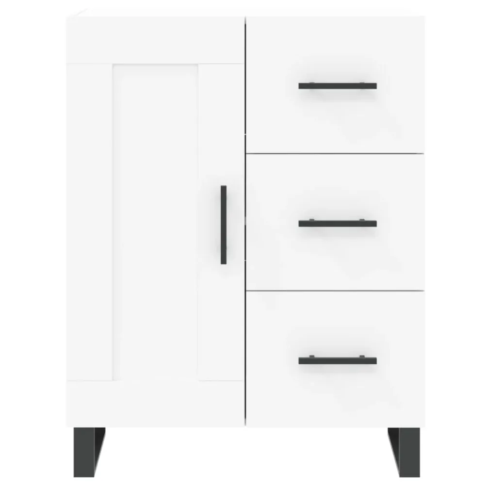 skænk 69,5x34x90 cm konstrueret træ alabast