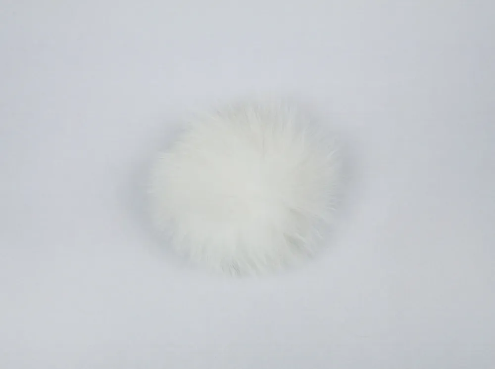 Snow, pompon i kaninhår (100 mm), Villy Jensen