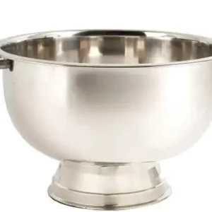 Stainless Steel Excellent Houseware - Champagnekøler M/Læderlook - Rustfrit Chromed