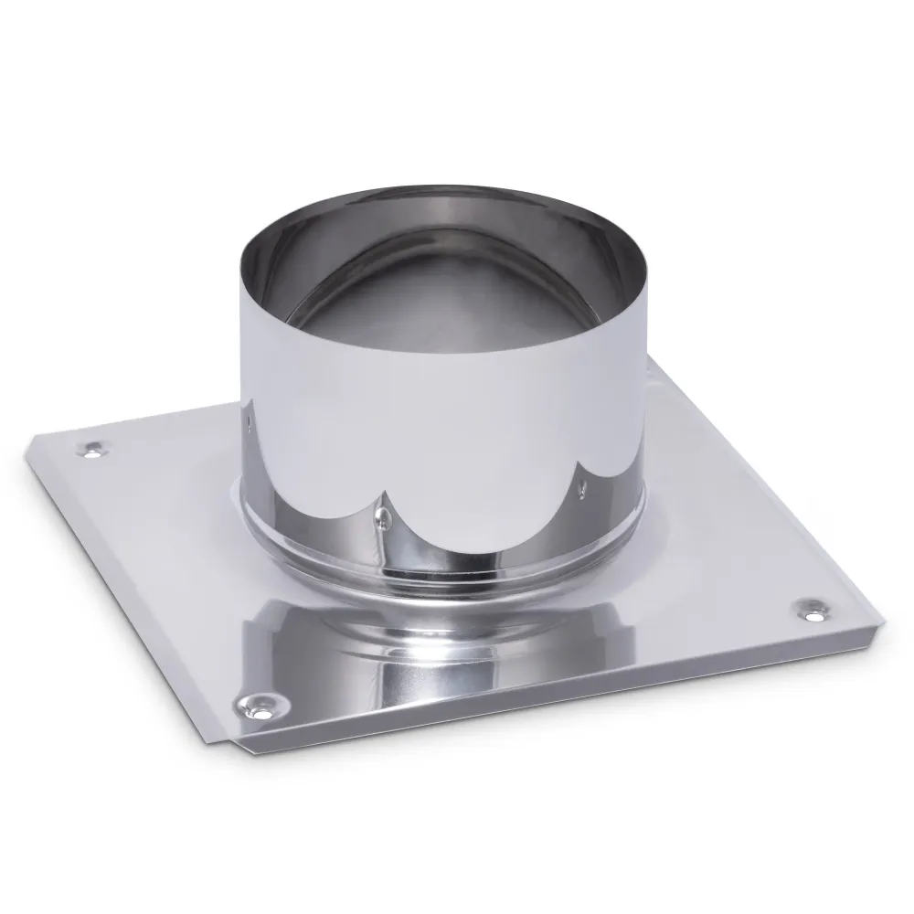 STERR BCA150 - Skorstenshætte Baseadapter, Rustfrit Chromed