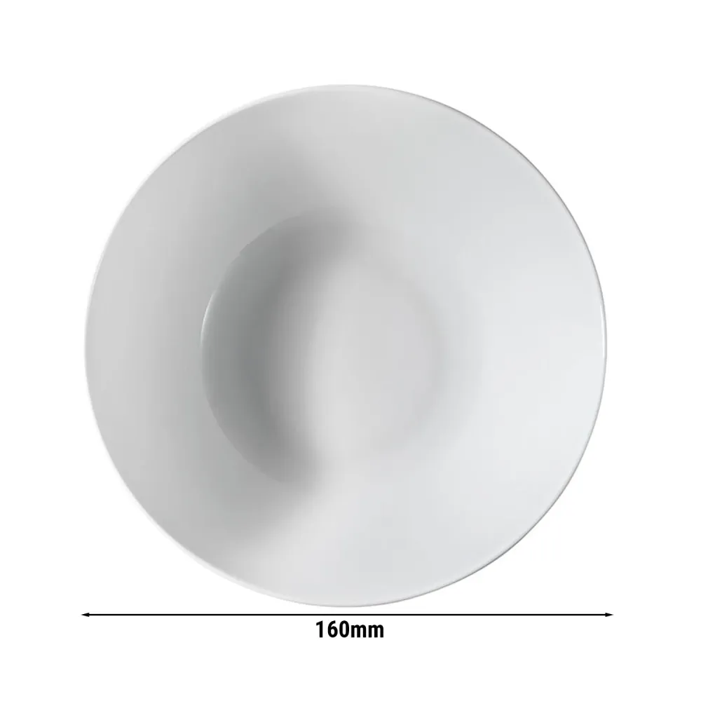(24 stk.) PERA Kridt - Dessert-/salatskål - Ø 160 mm - Hvid