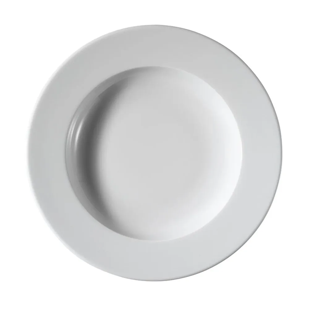 (24 stk.) PERA Pearl - Tallerken - dyb - Ø 230 mm - Hvid