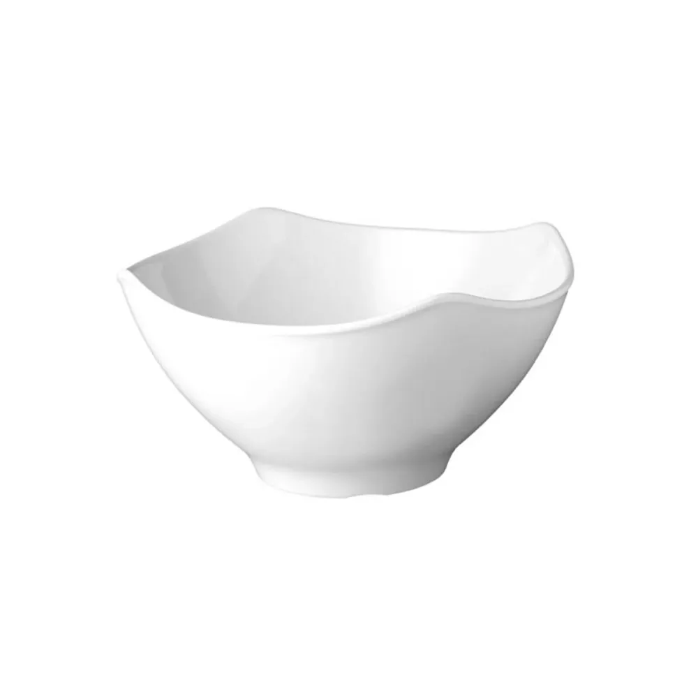 (6 stk.) Skål - GLOBAL BUFFET - Melamin - 3 Liter - 255x255mm - Kridt
