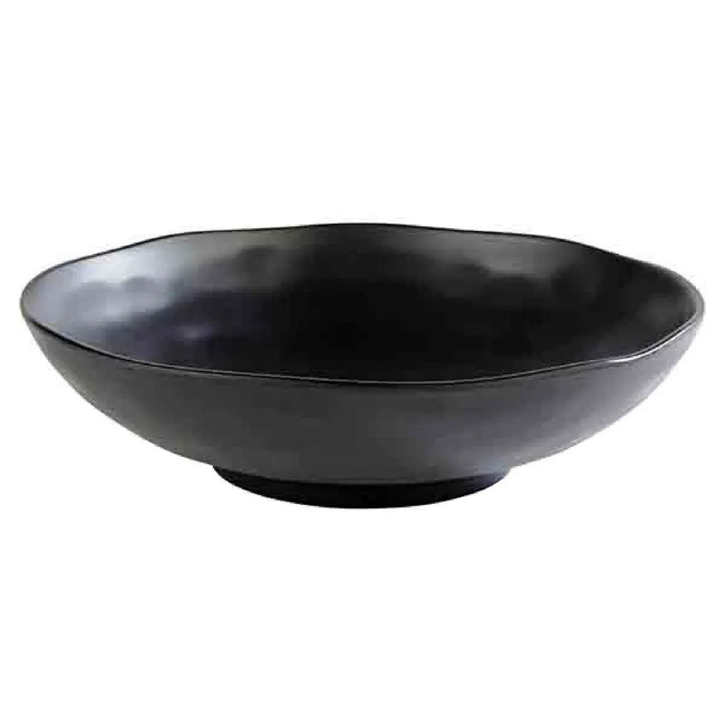 (6 stk.) Skål - ZEN - Melamin - 2,5 Liter - Ø 310 mm - Onyx