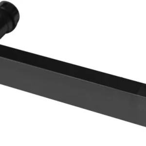 Twofold håndtag til Armazi brusekabine 145 mm mat-sort