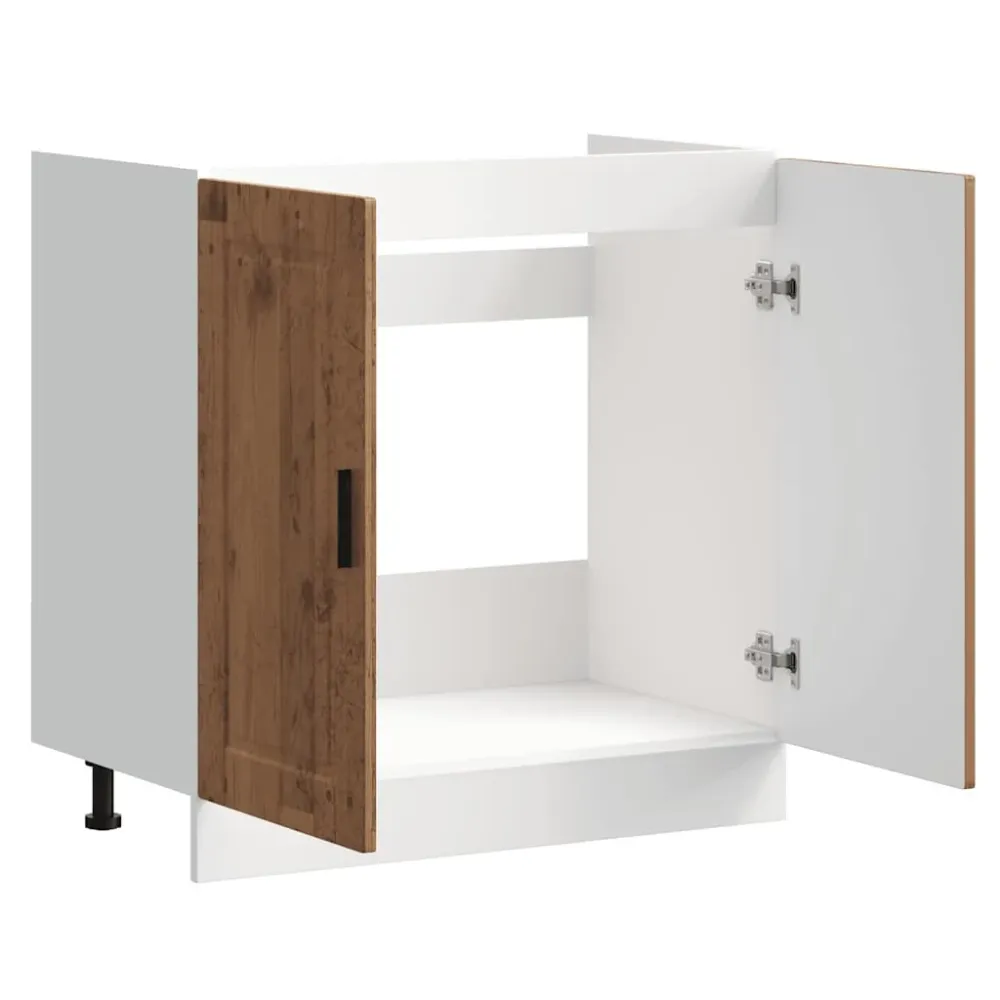 Underskab Til Vask Porto 80X46X81,5 Cm Antikt Træ