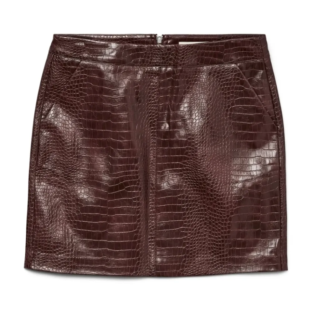VERO MODA dame nederdel VMCROCO - Winetasting Xs