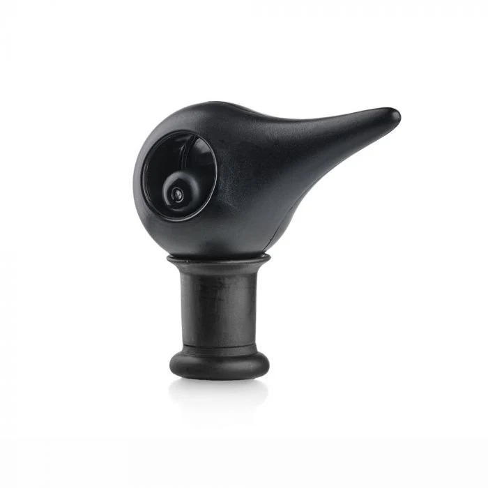Zone Rocks Vinprop Winebird, onyx | Corkscrew & Foil Cutter Included