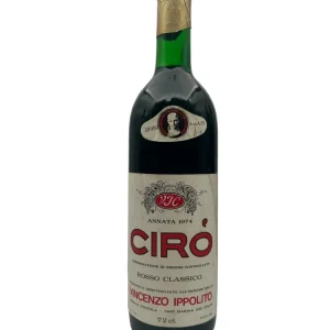 Cirò Rosso Classico 1974 Vincenzo Ippolito