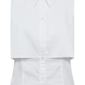 Co´Couture - Sannacc Double Layer Top 35840 - 4000 - White Xs