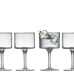 Lyngby Glas - Palermo Aurum Gin & tonic-glas 32 cl - 4 stk