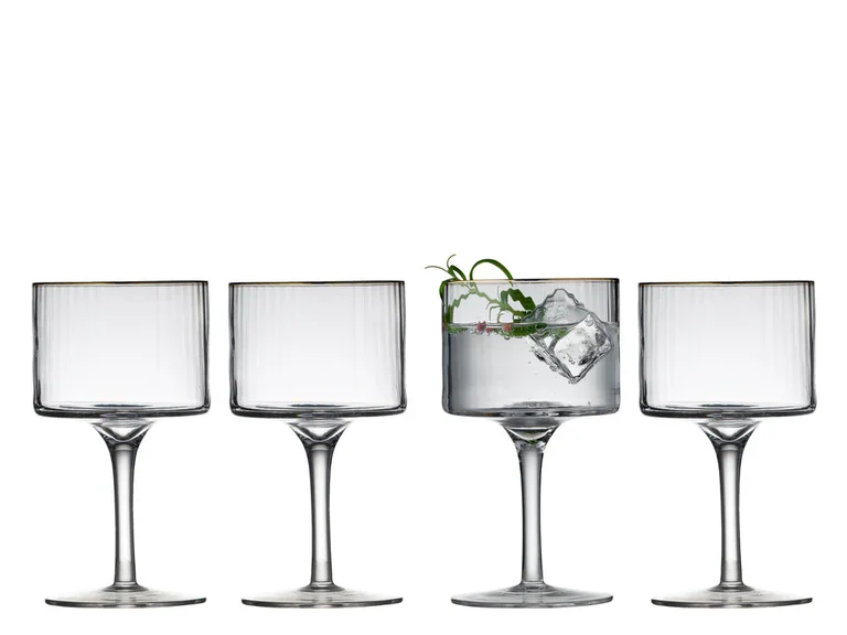 Lyngby Glas - Palermo Aurum Gin & tonic-glas 32 cl - 4 stk