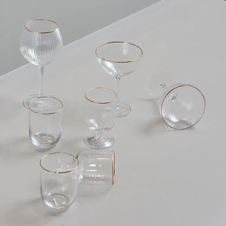 Lyngby Glas - Palermo Aurum Gin & tonic-glas 32 cl - 4 stk