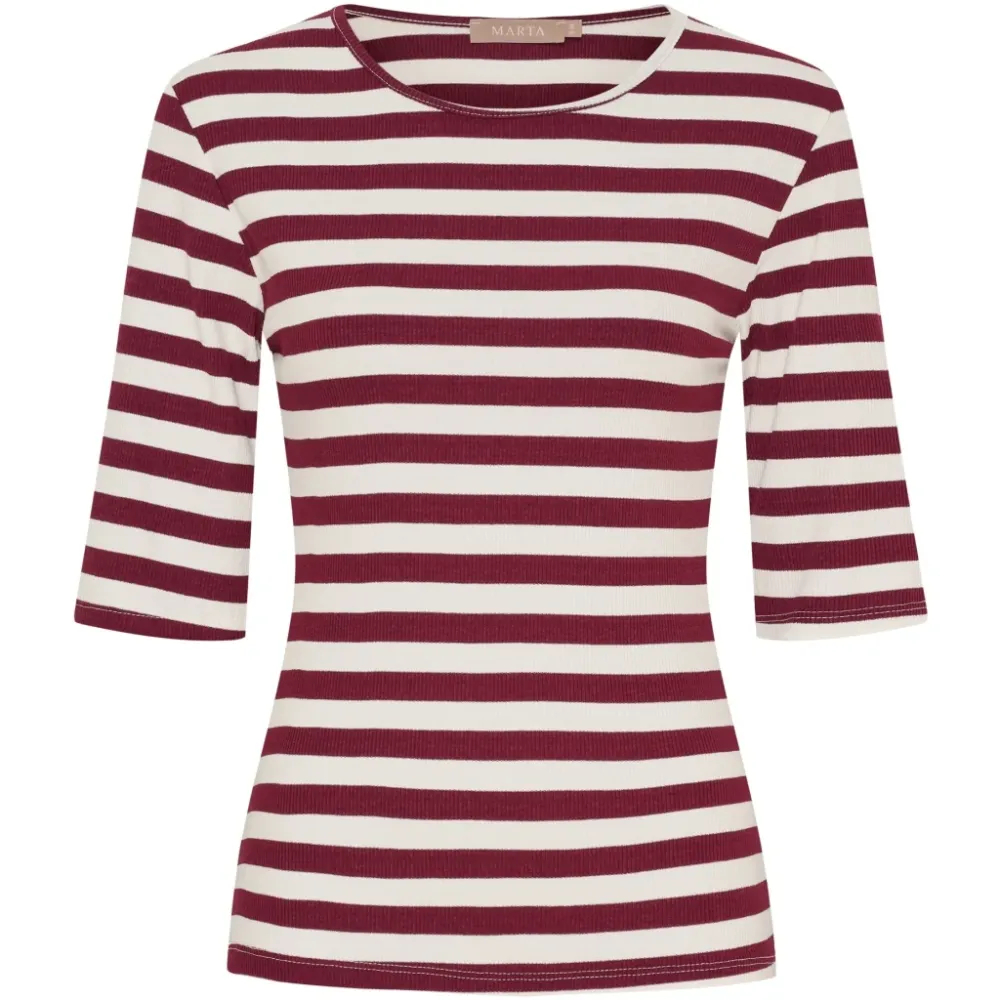 Marta du Chateau dame T-Shirt MdcNena 7524 - Vino