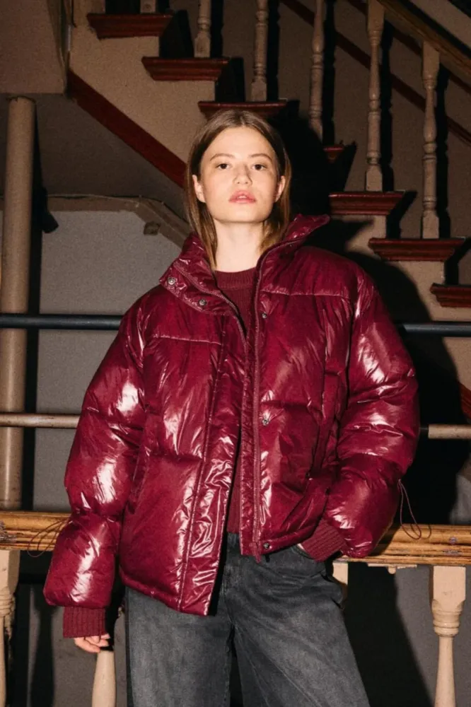 Noisy May - Nmallie Shiny Puffer - 4785874 Windsor Wine Xs